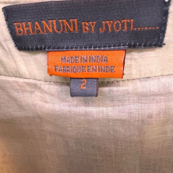 Anthropologie BHANUNI BY JYOTI Bohemian Animal Print Patchwork Maxi Skirt Size 2 - Picture 2 of 11